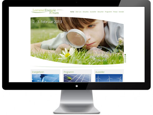 Startseite Relaunch der Webseite Leeraner Energieforum