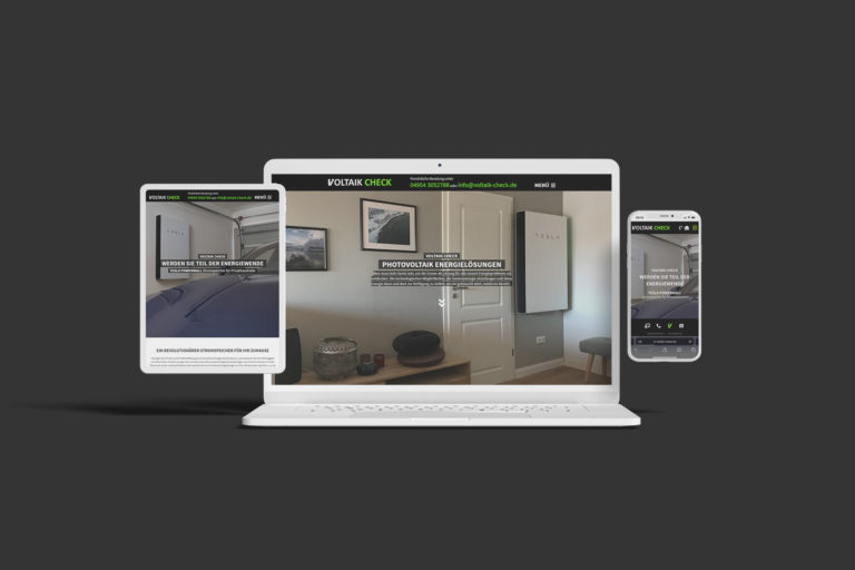 Voltaik Check Relaunch Responsive Webseite Wordpress neu