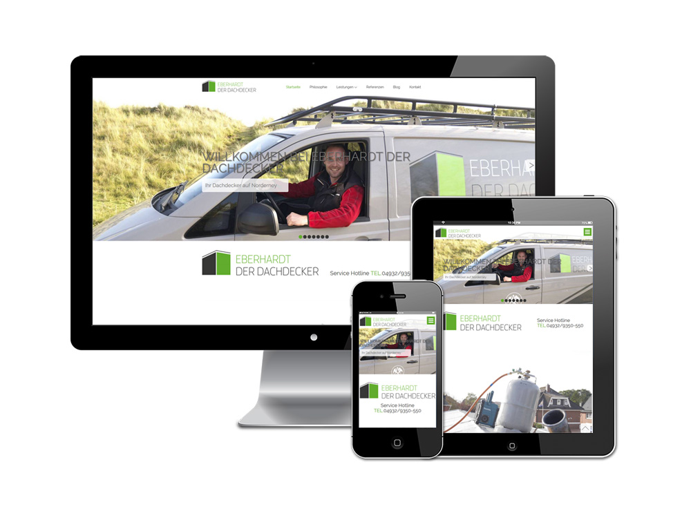 Webseite als responsive Webdesign