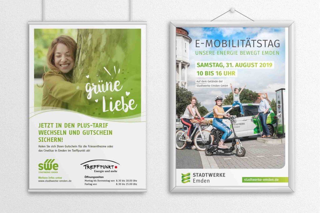 Stadtwerke Emden Plakate Kampagnen