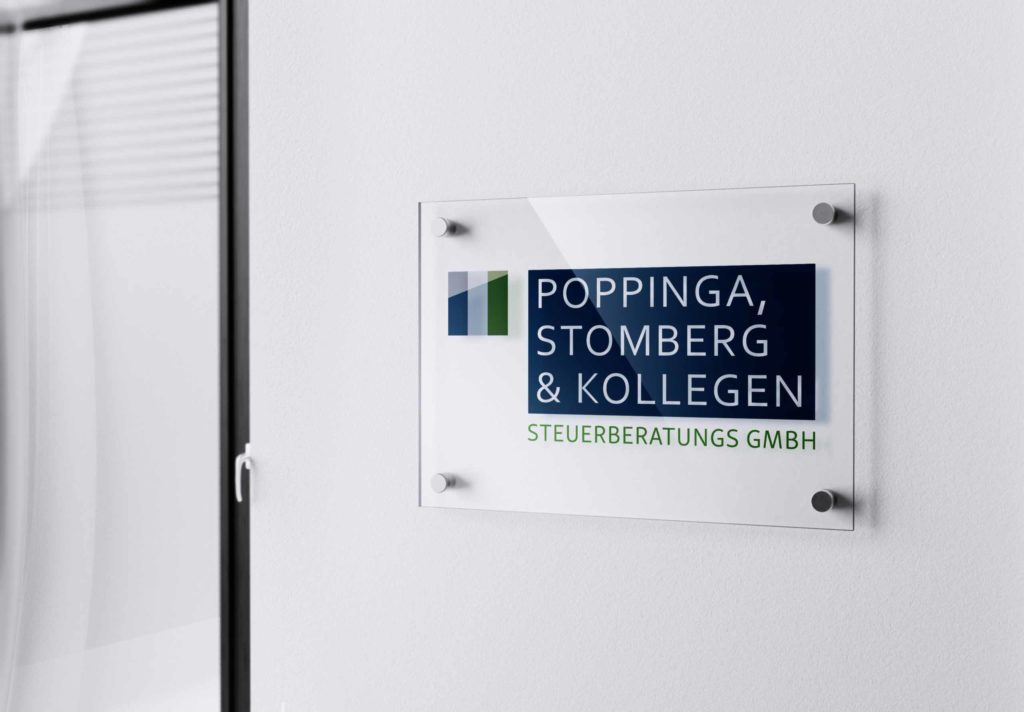 Poppinga Stomberg und Kollegen Steuerberatungsgesellschaft Logo Relaunch scaled 1