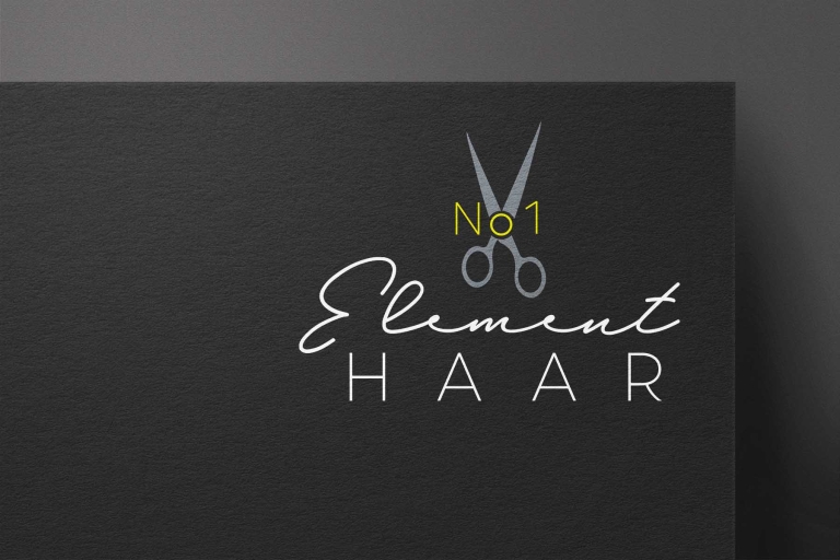 Element Haar Hinte Logo Start up Friseur v2
