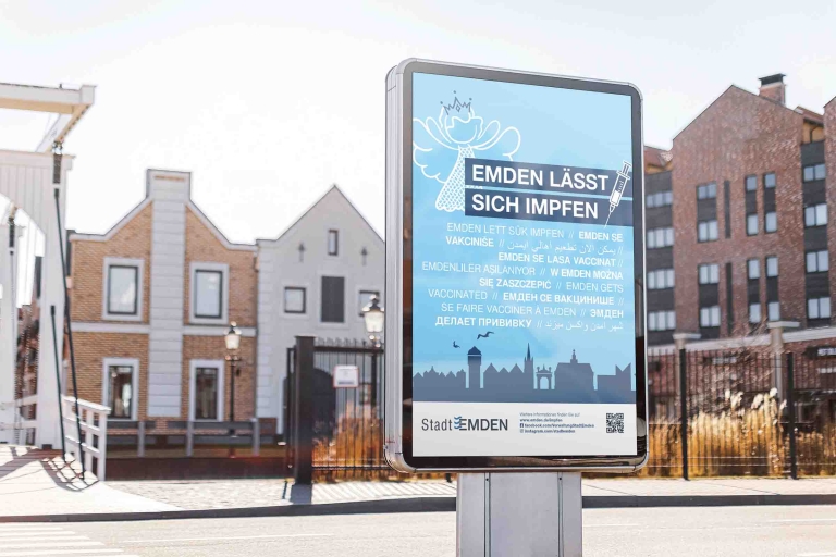 Kampagne Emden laesst sich impfen Stadt Emden