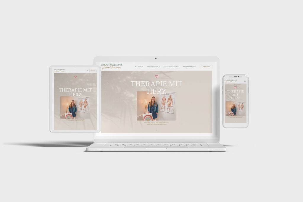 Ergotherapie Julia Frenzel Relaunch Responsive Webseite Wordpress