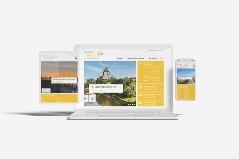 Gemeinde Hinte Relaunch Responsive Webseite Wordpress