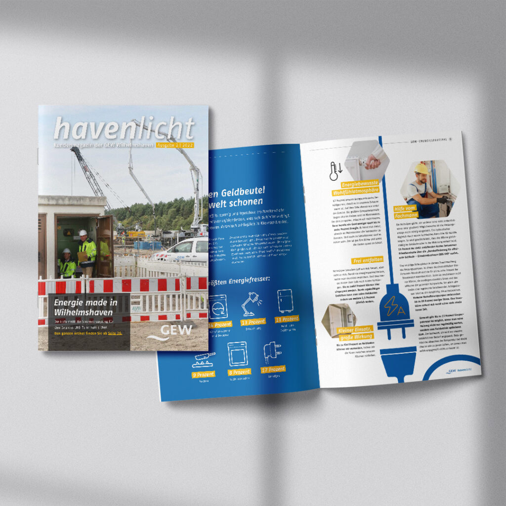 GEW Wilhelmshaven Kundenmagazin Havenlicht Ausgabe 2 2022 1