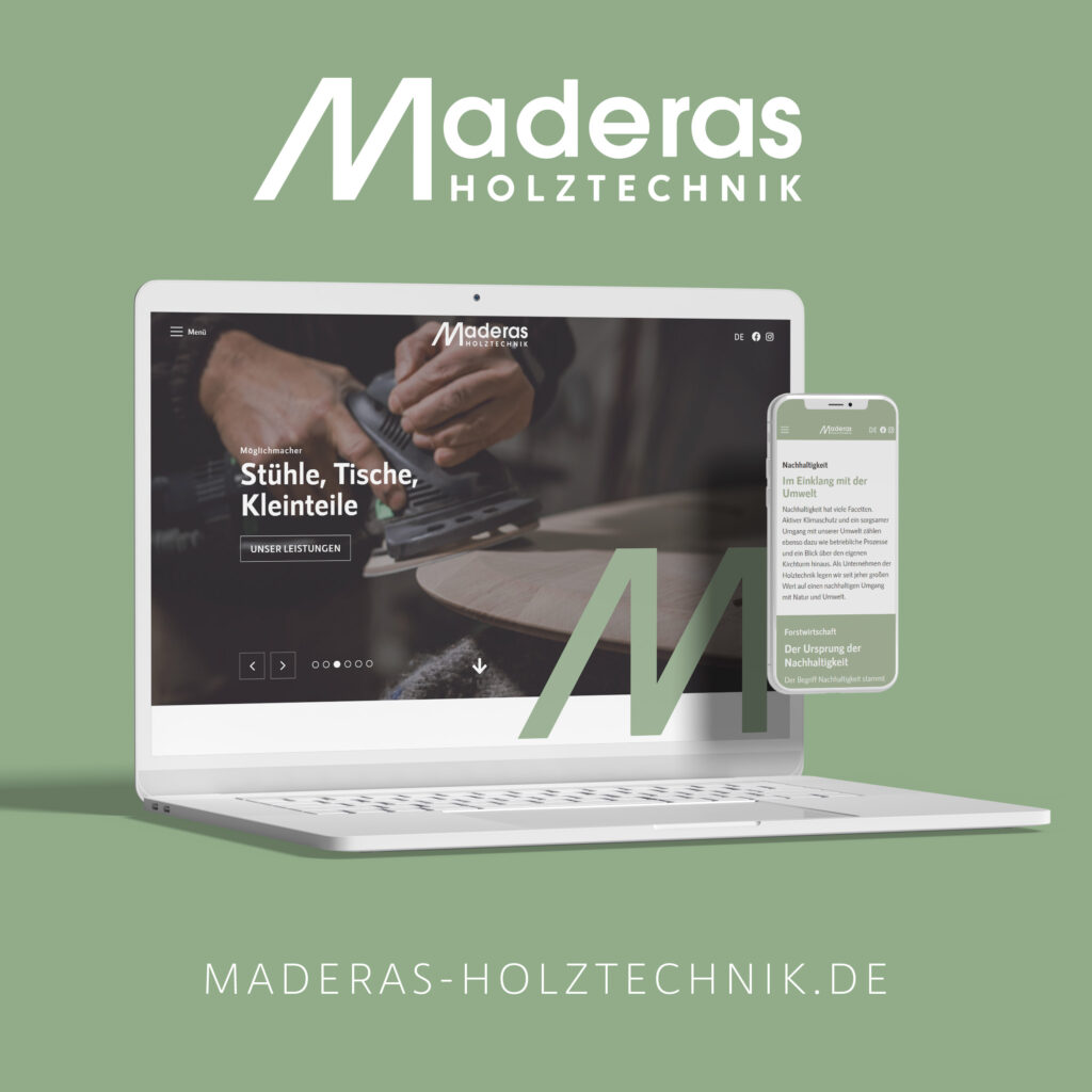 maderas Holztechnik Responsive Webseite Wordpress