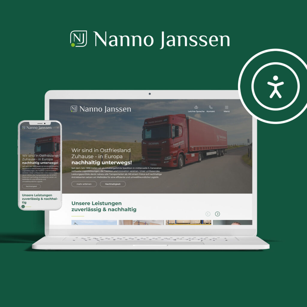 Nanno Janssen Relaunch Barrierefreiheit Wordpress